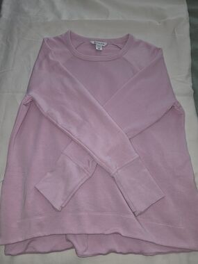 Athleta Coaster Luxe Recover Light Pink Crewneck Pullover Sweatshirt